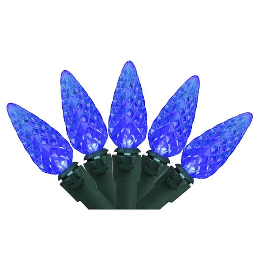 70ct. LED Faceted C6 Christmas String Lights